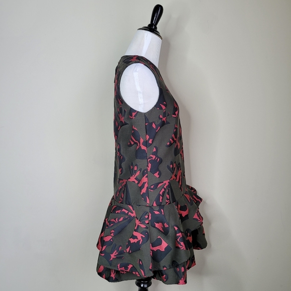 Banana Republic drop waist ruffle hem dress - Picture 6 of 9